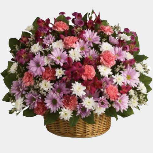Big flowers Basket